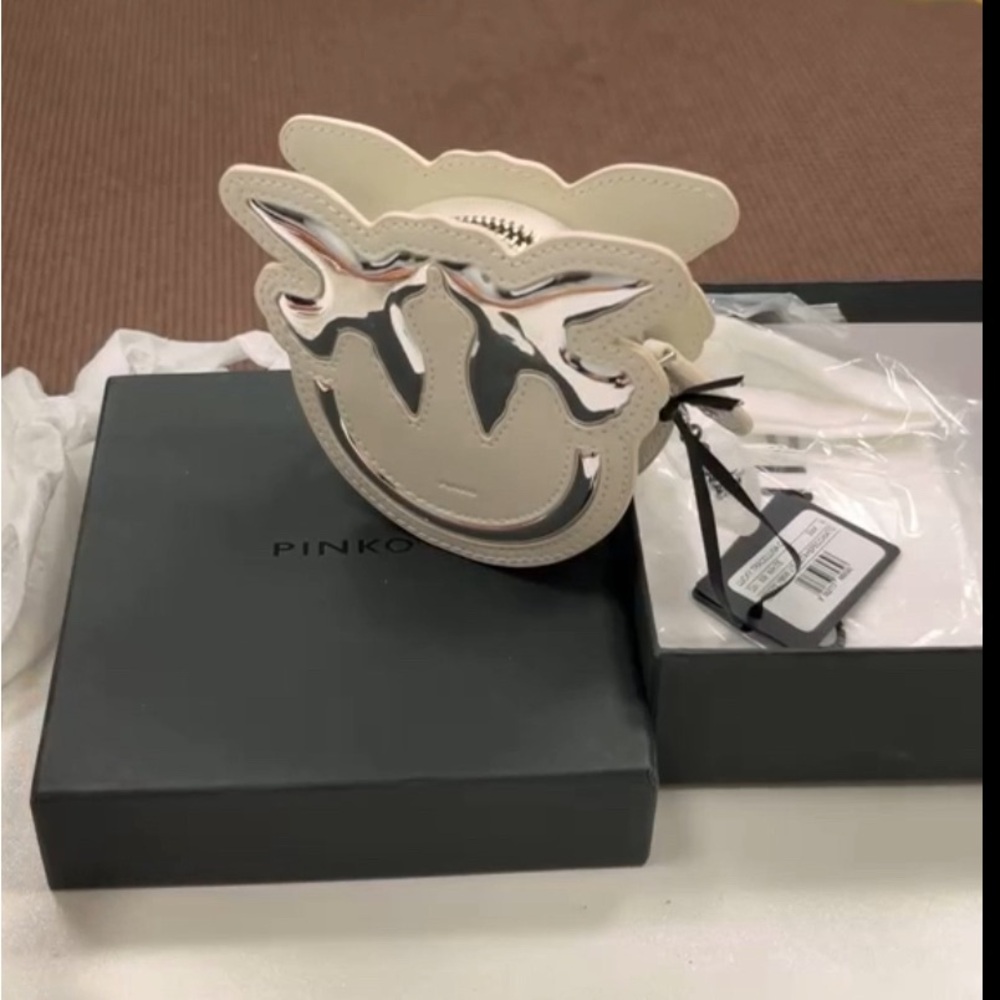 Pinko Lucky Bag In White with box and dustbug